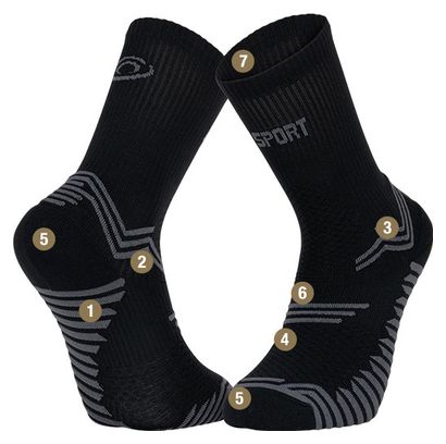 Paire de Chaussettes BV Sport Trail Ultra  Noir