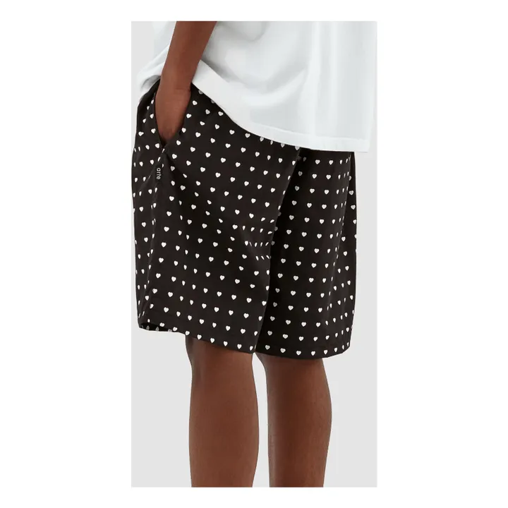 Arte Antwerp Short Heart Print | Noir