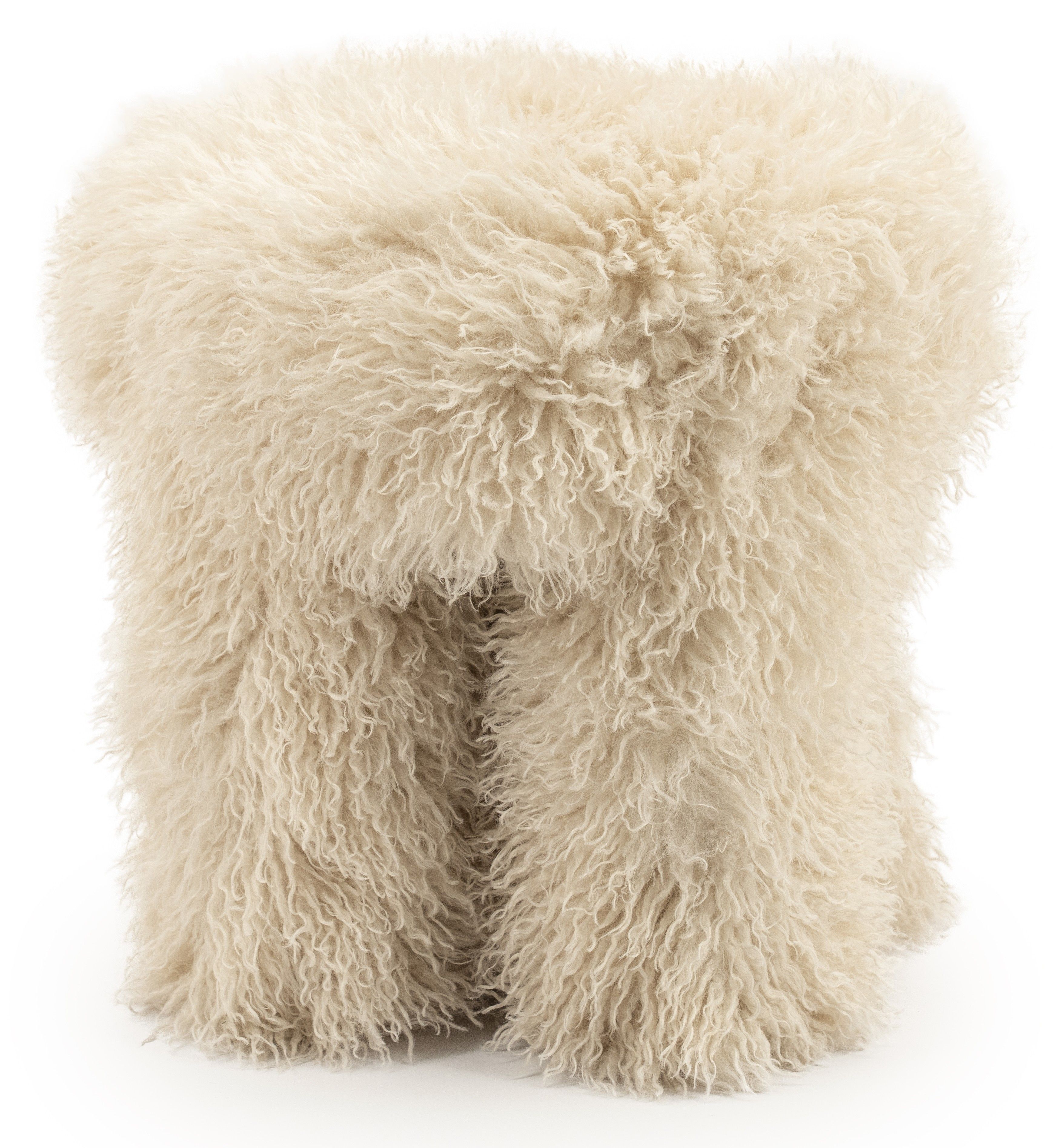Poef Beige 250237 Doodly ⌀40  x H43 cm
