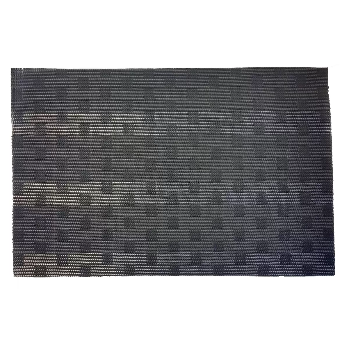 Tischset Squares Schwarz
