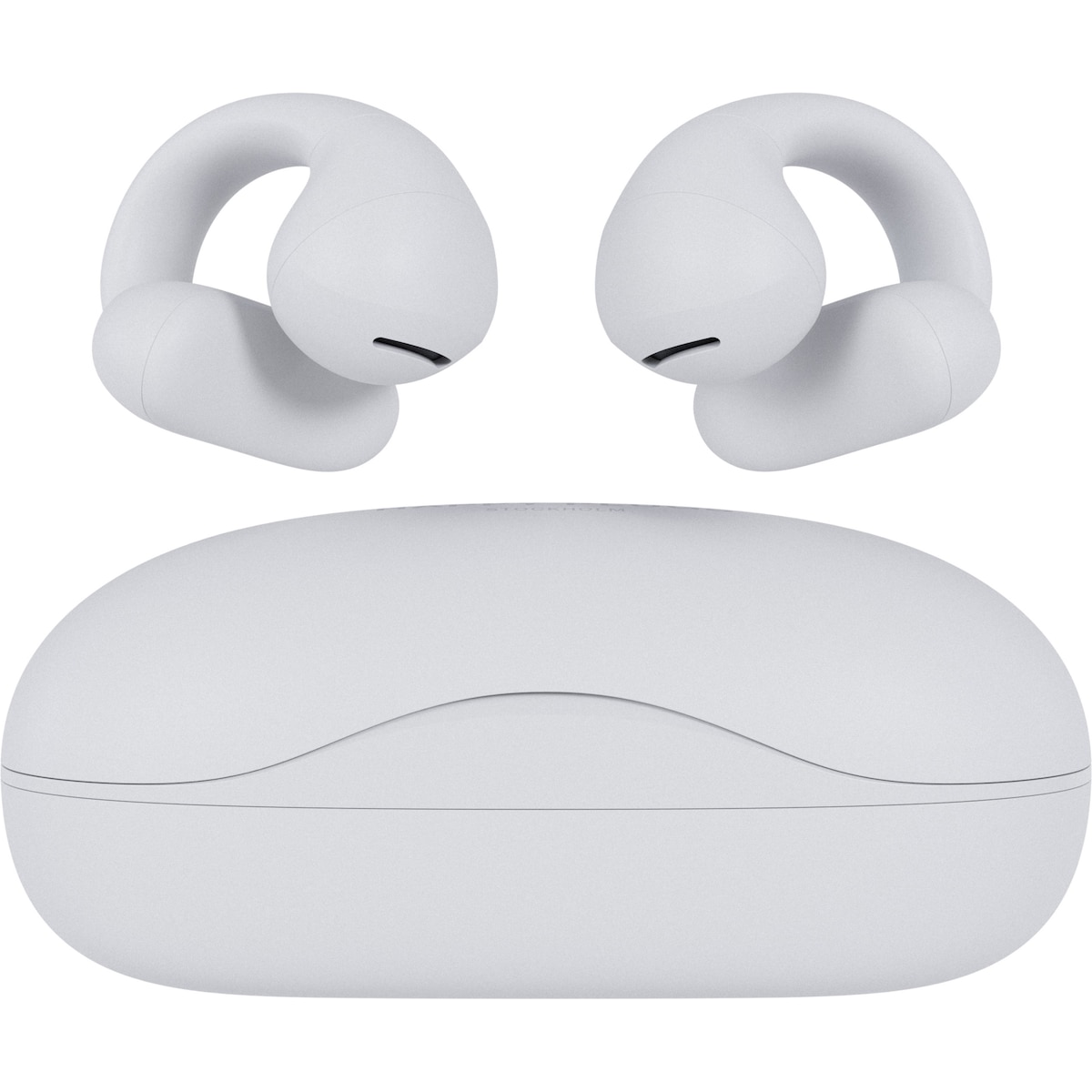 Happy Plugs OWS Clip helt trådløse open-ear hodetelefoner (hvit)