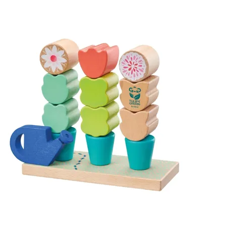 Selecta Kleinkindwelt: Steckspiel Blumen, 14 Teile