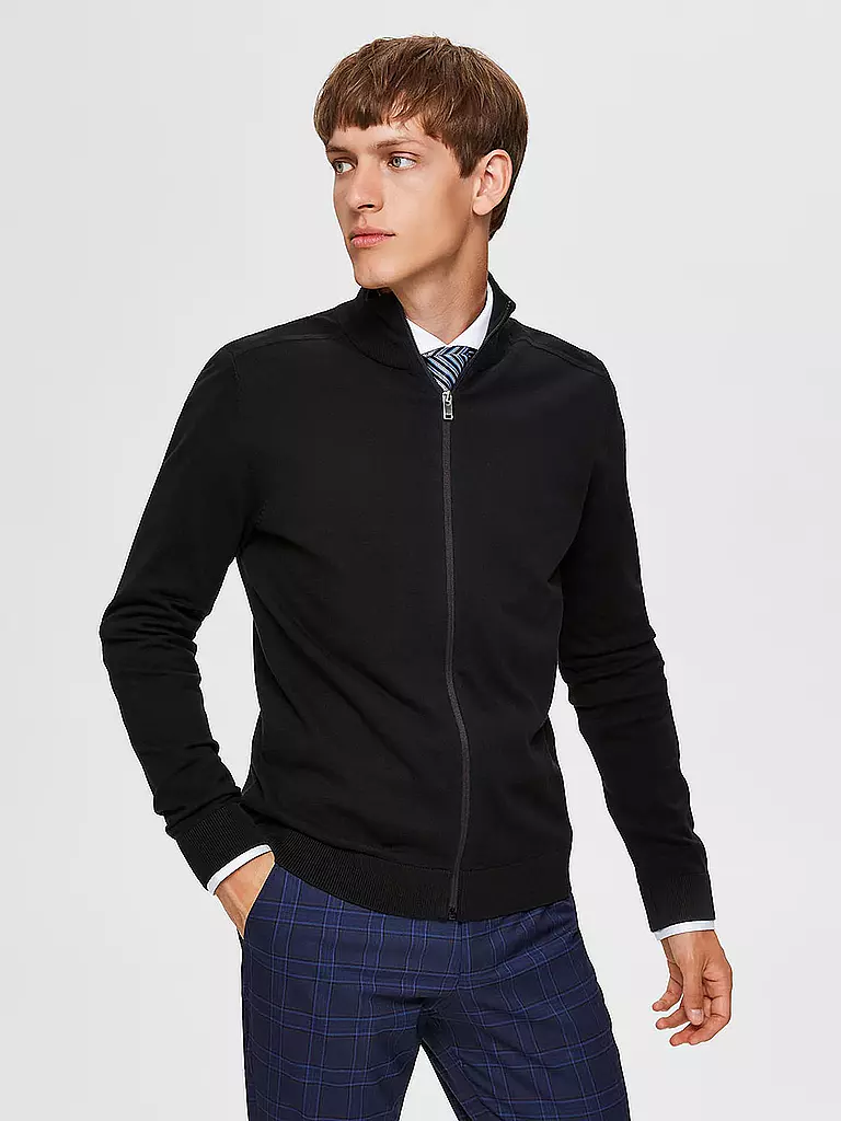 SELECTED Strickjacke schwarz