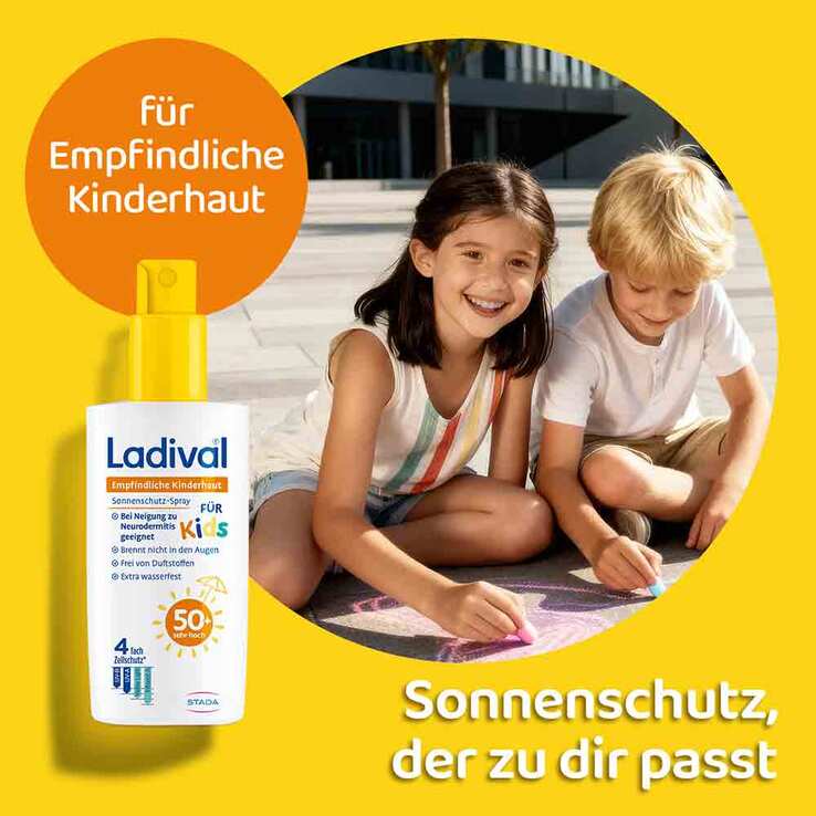 Ladival empfindliche Kinderhaut Spray LSF 50 + , 2x150 ml