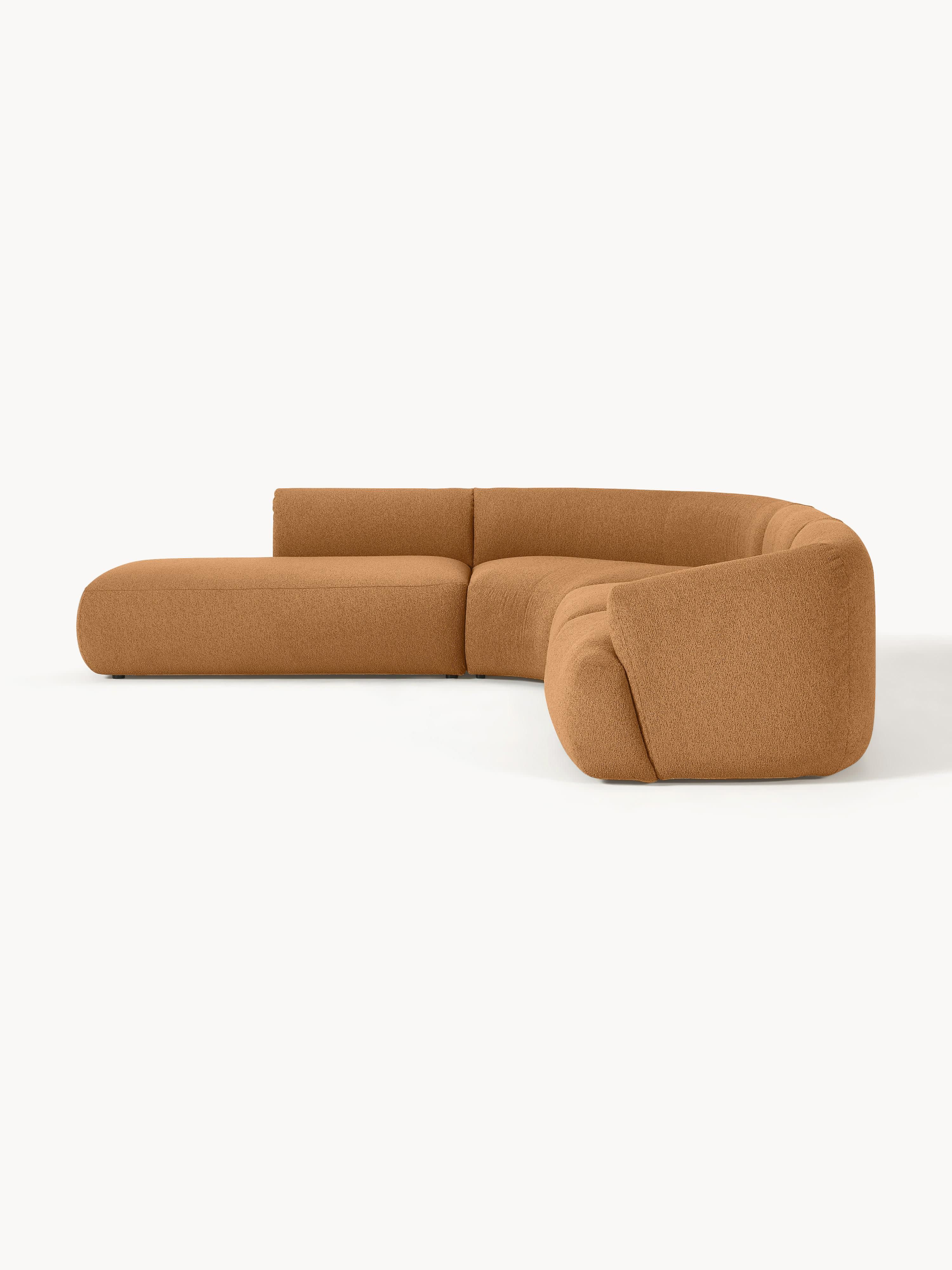 Modulaire bouclé hoekbank Sofia (4-zits)