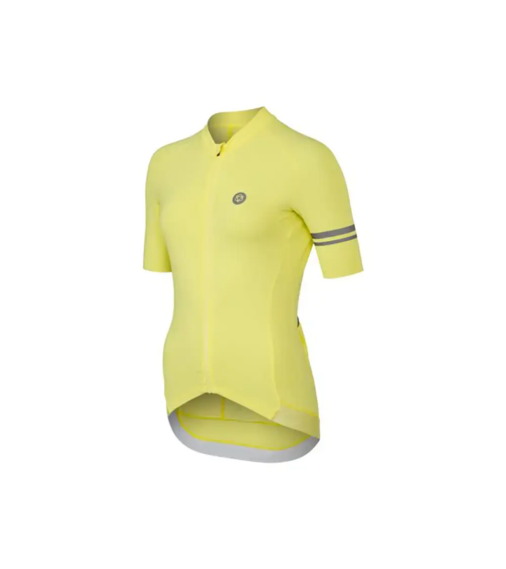 AGU Solid Performance Fietsshirt Korte Mouwen Geel Dames