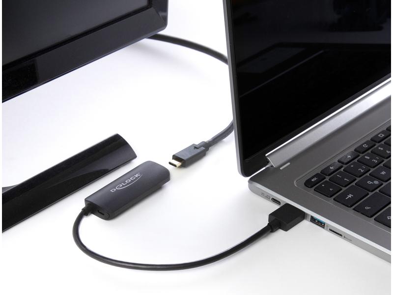 Delock Adapter 8K/30Hz HDMI - USB Type-C Delock Adapter HDMI-A Stecker zu USB Type-C Buchse (DP Alt Mode) 8K