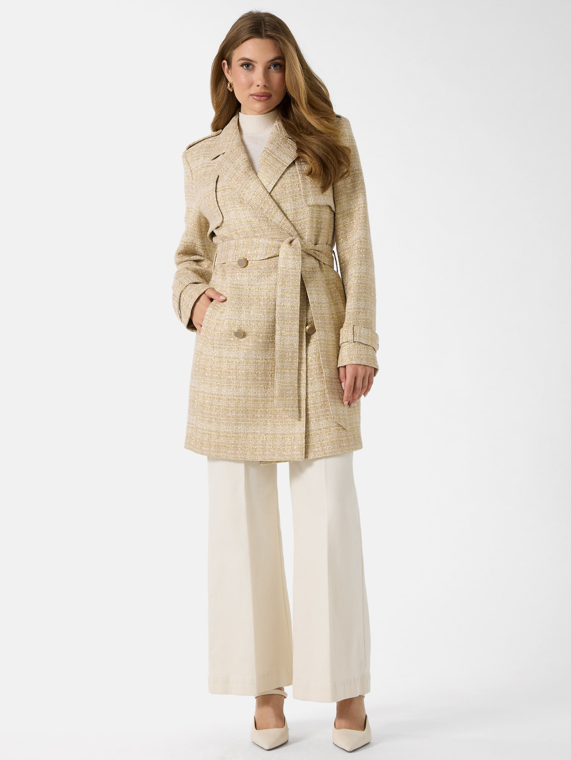 Casaco Eco Mariah de Tweed Brilhante