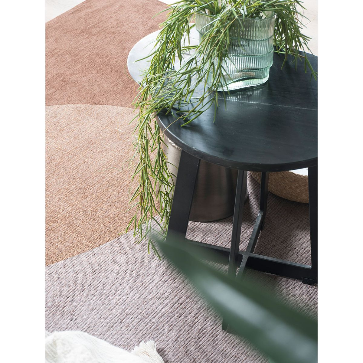 Vloerkleed Eli Brown ø200 cm