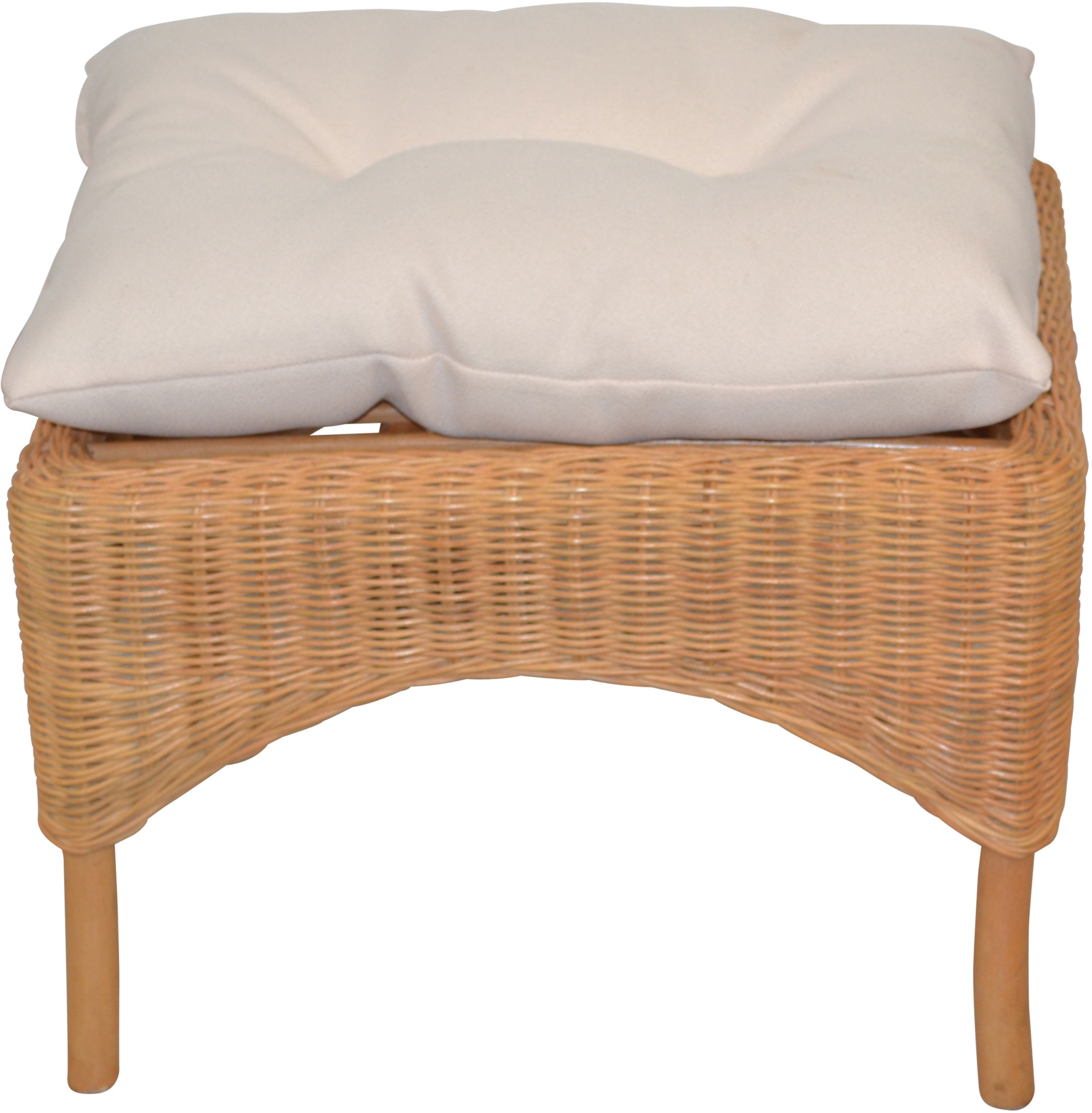 HOFMANN LIVING AND MORE Sitzhocker Inklusive Sitzkissen, 1 Stk. tlg. Hocker mit Kissen