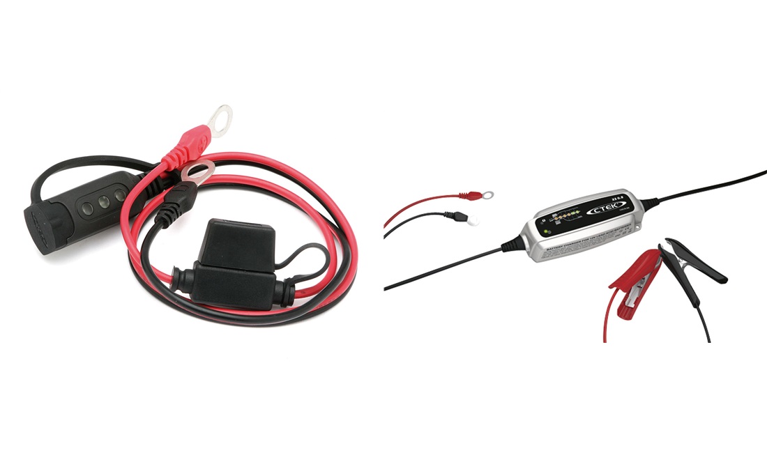 CTEK batterilader XS0,8 12V M/eyelet ladekabel