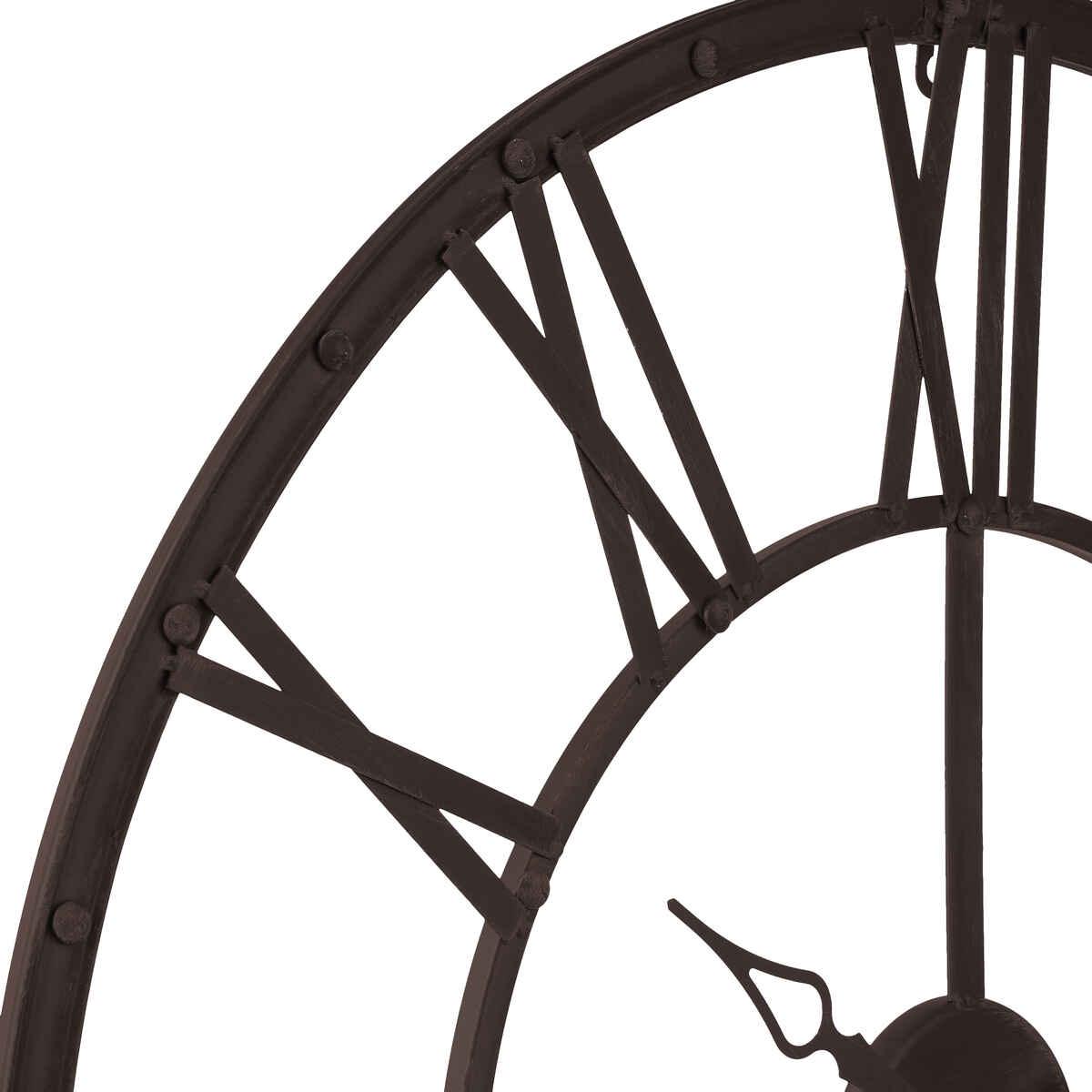 PENDULE METAL VINTAGE D.70CM