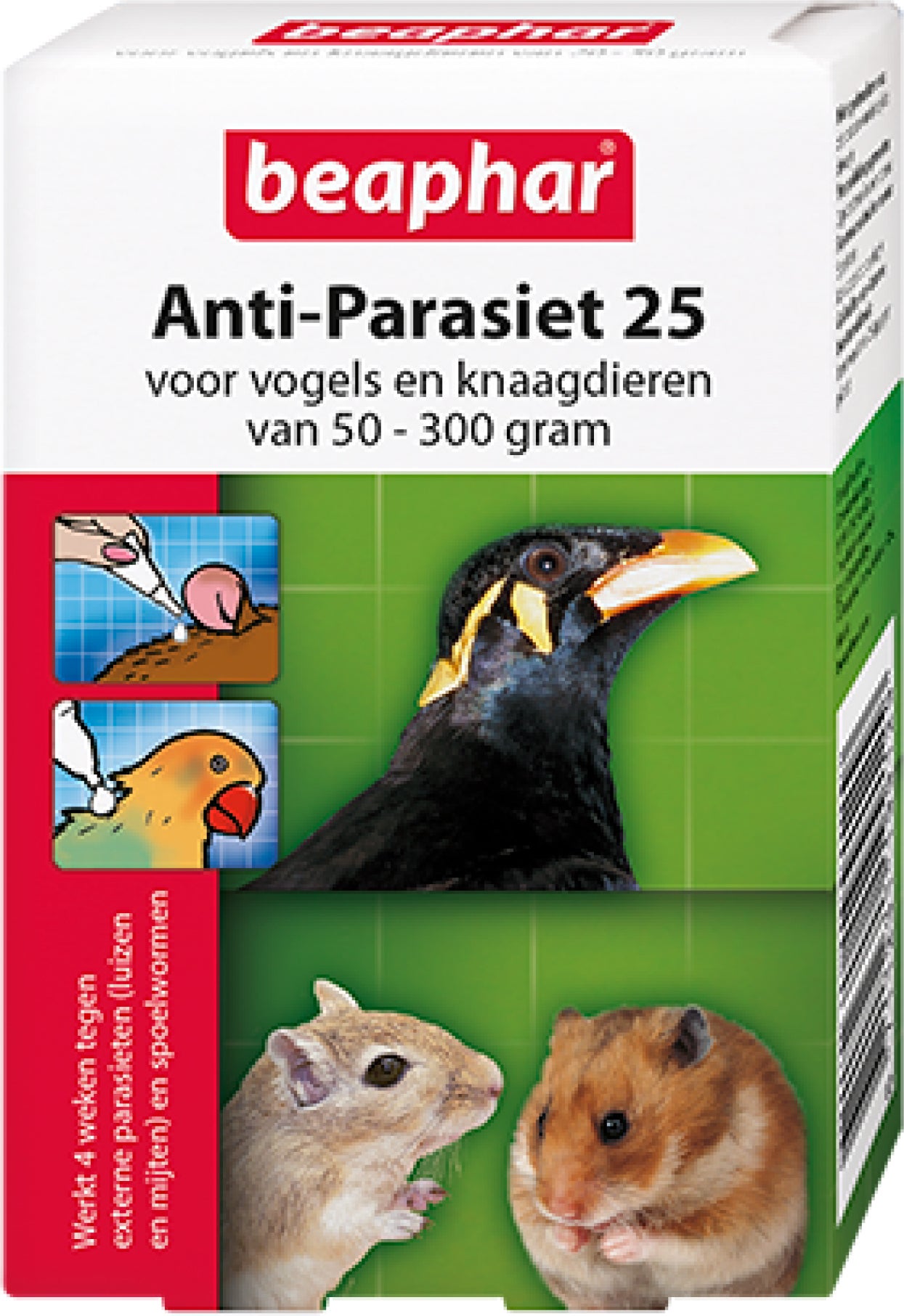Beaphar ontwormingsmiddel vogel / knaagdier klein 2 stuks
