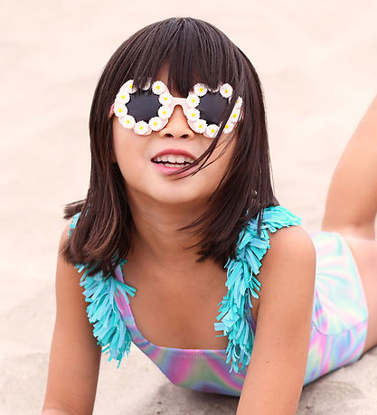 Billieblush Sonnenbrille - UV40+ - Pink Pale m. Blumen