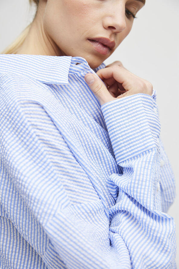 A-VIEW Sonja shirt Blue/white