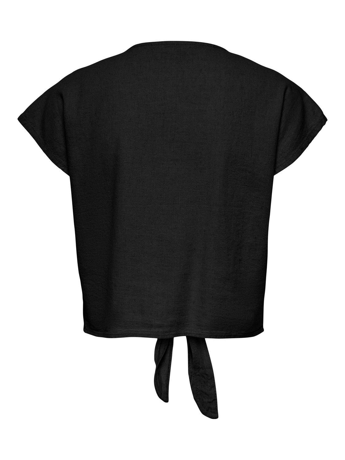 Jacqueline De Yong  Say Linen Knot Shirt