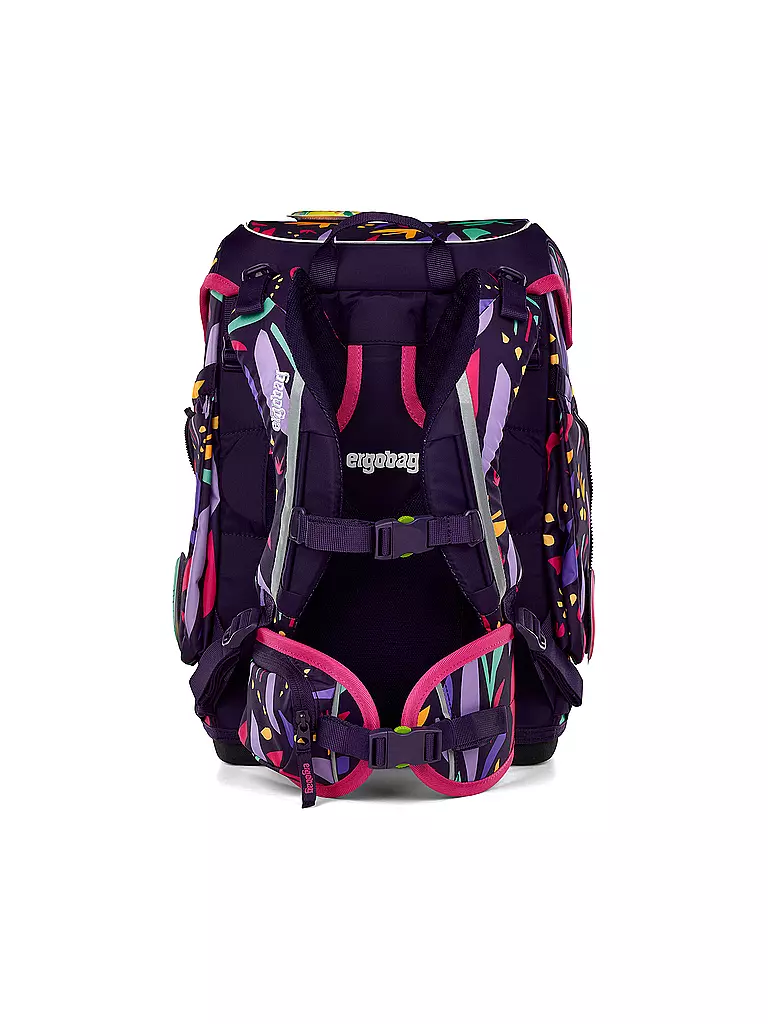 ERGOBAG Schultasche Set 5tlg AmBärzonas CUBO Neo  lila