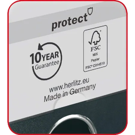 Herlitz Ordner PP A4 5cm FSC-Mix maXfile protect carribean