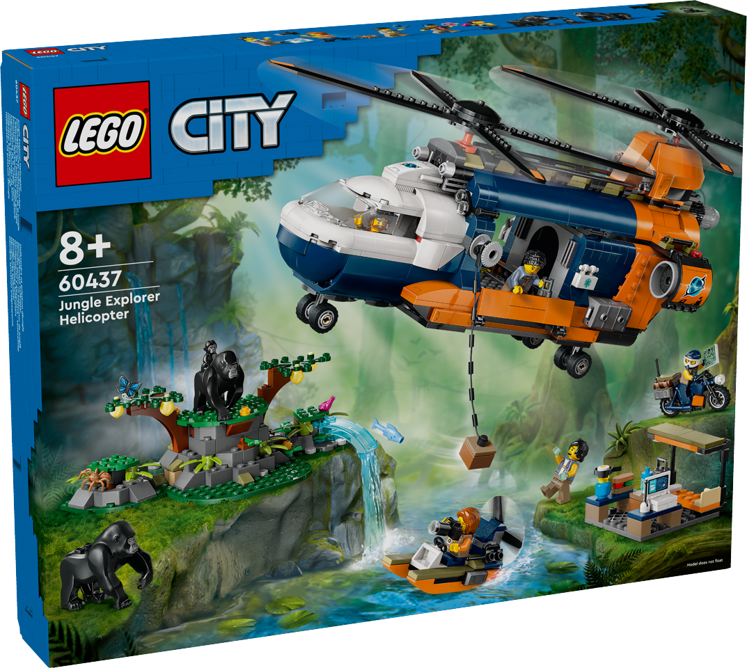 LEGO City - Jungleeventyr – helikopter og ekspeditionsbase (60437)