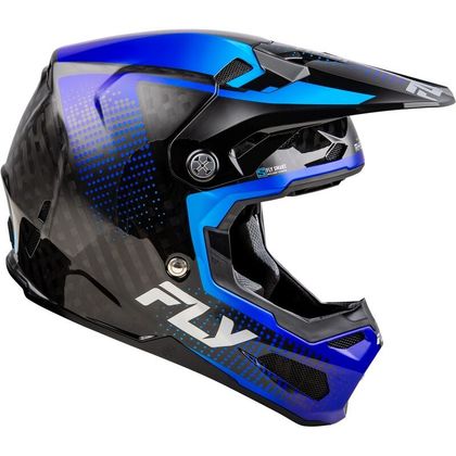 Casque cross Fly FORMULA S - PROTOCOL 2025 - Bleu / Bleu