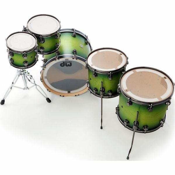 DW Satin Specialty Green Burst