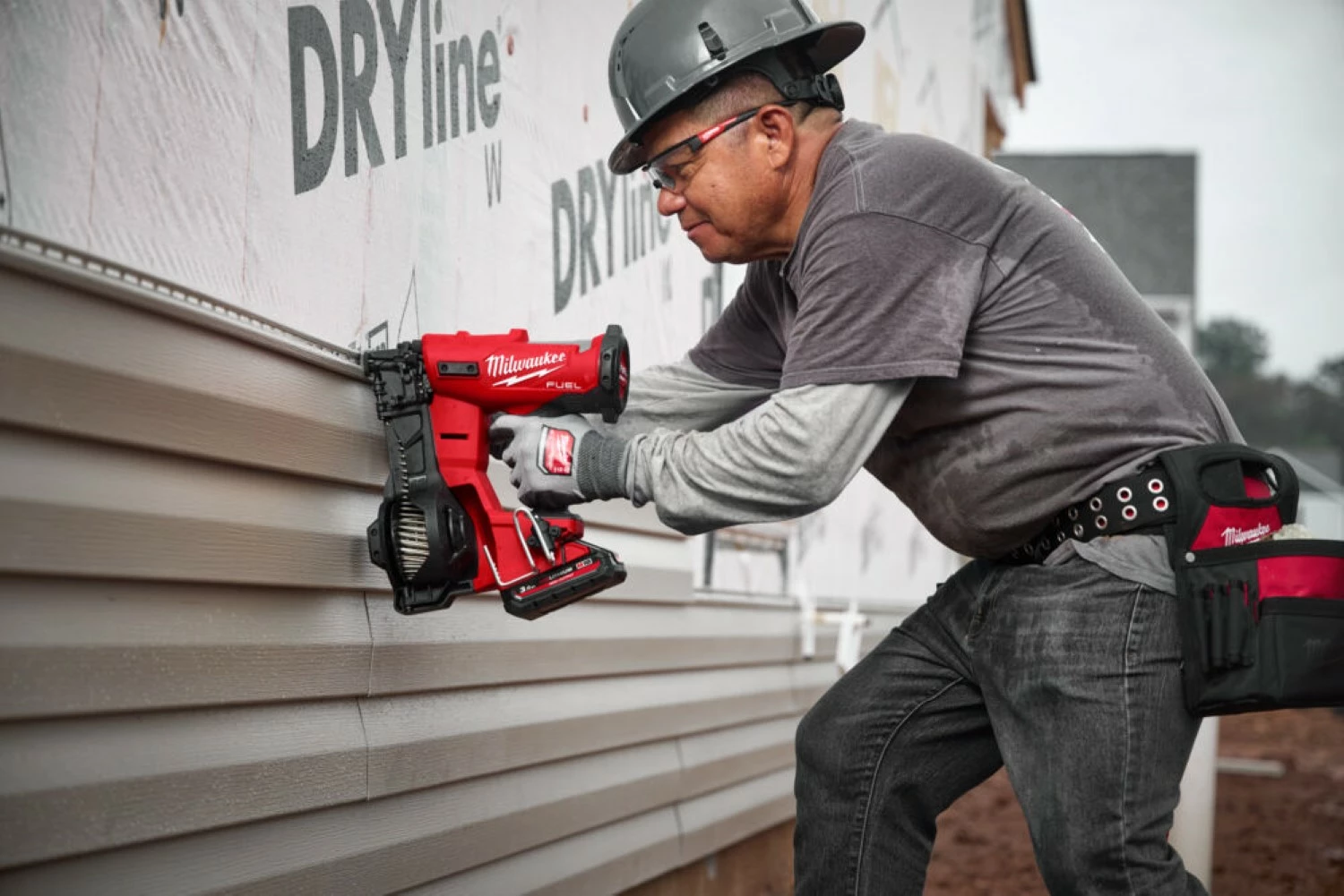 Milwaukee M18 FRCN45-0X 18V Li-ion accu Trommelspijker tacker body in HD Box
