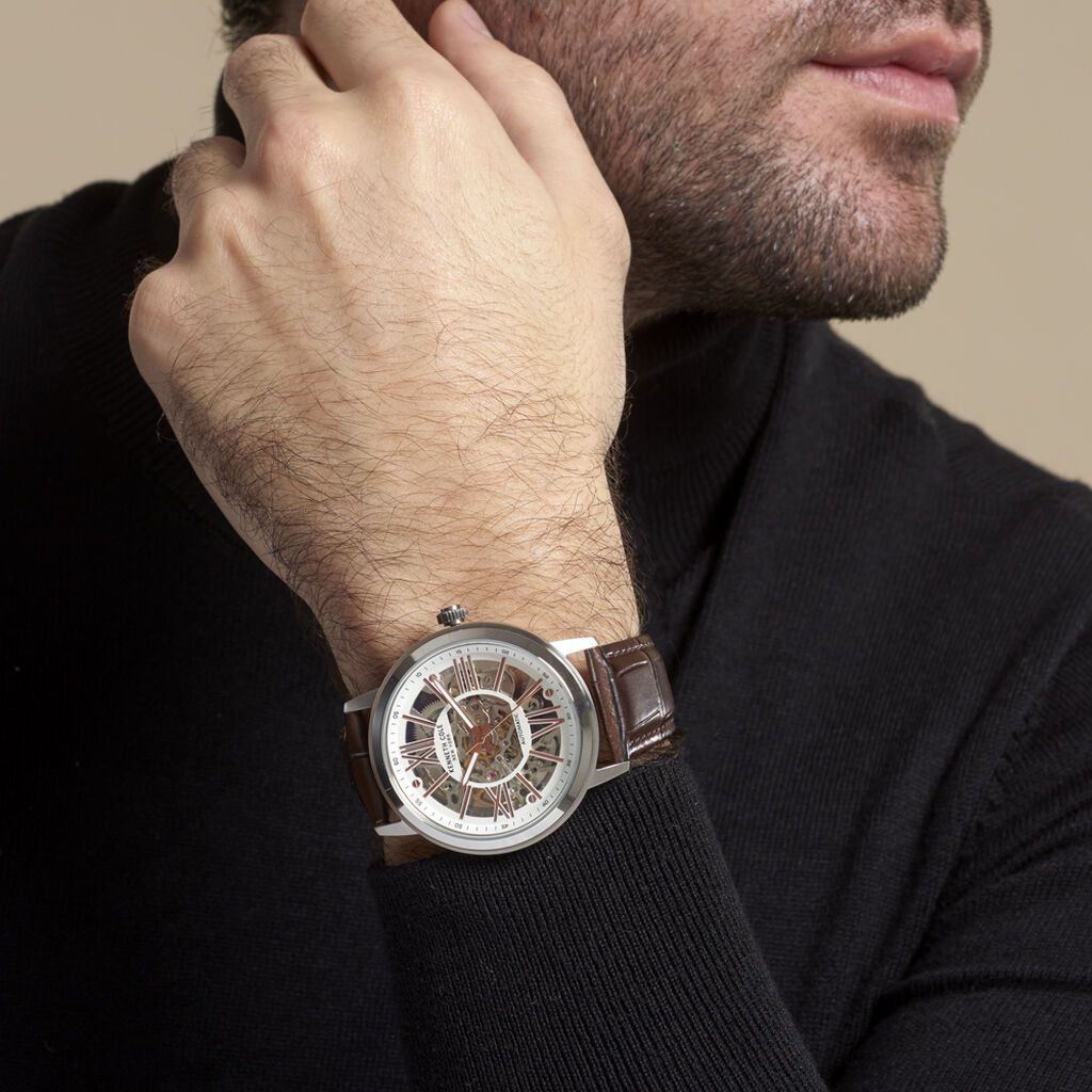 Montre Kenneth Cole Automatic Argenté
