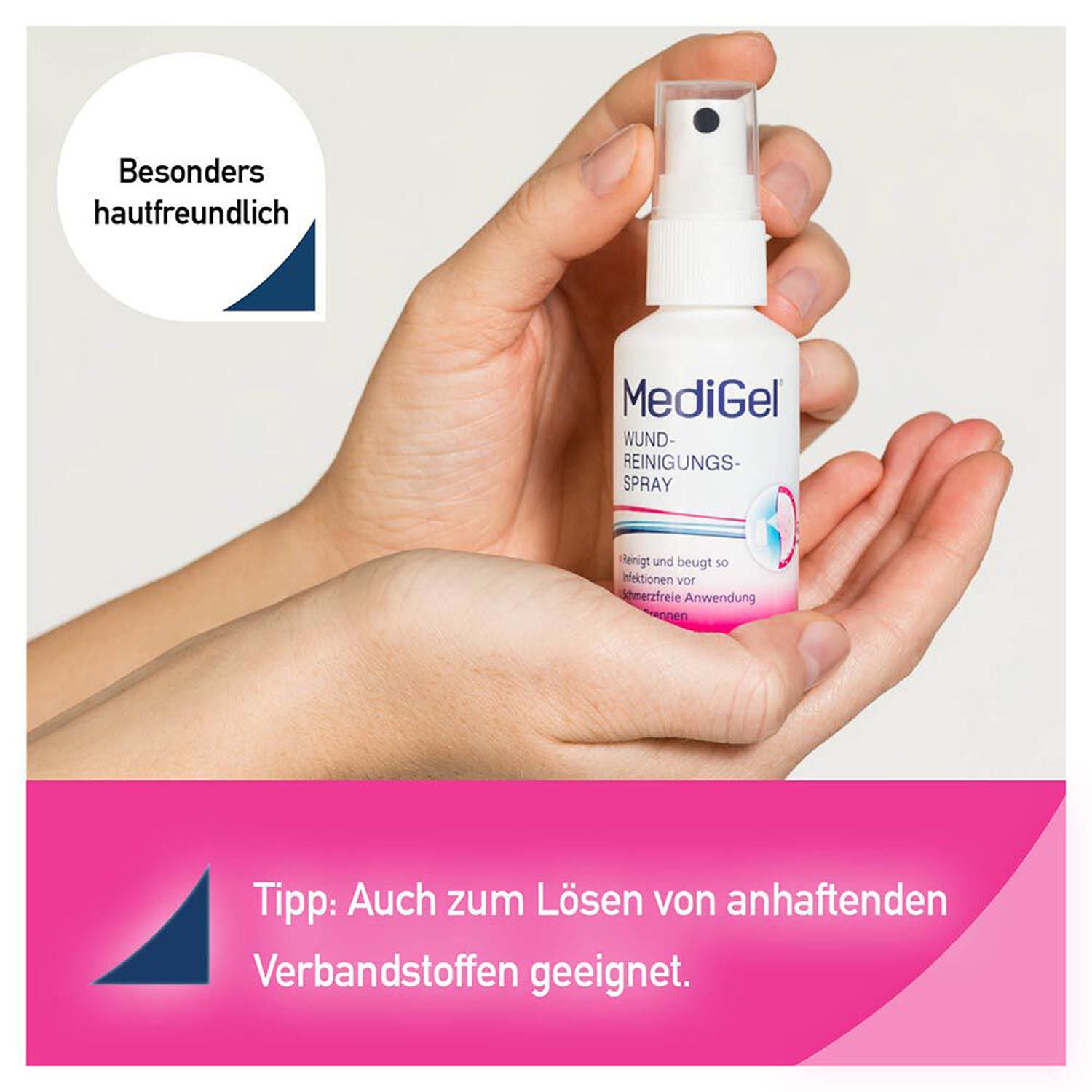 MediGel Wundreinigungsspray zum Säubern von Wunden