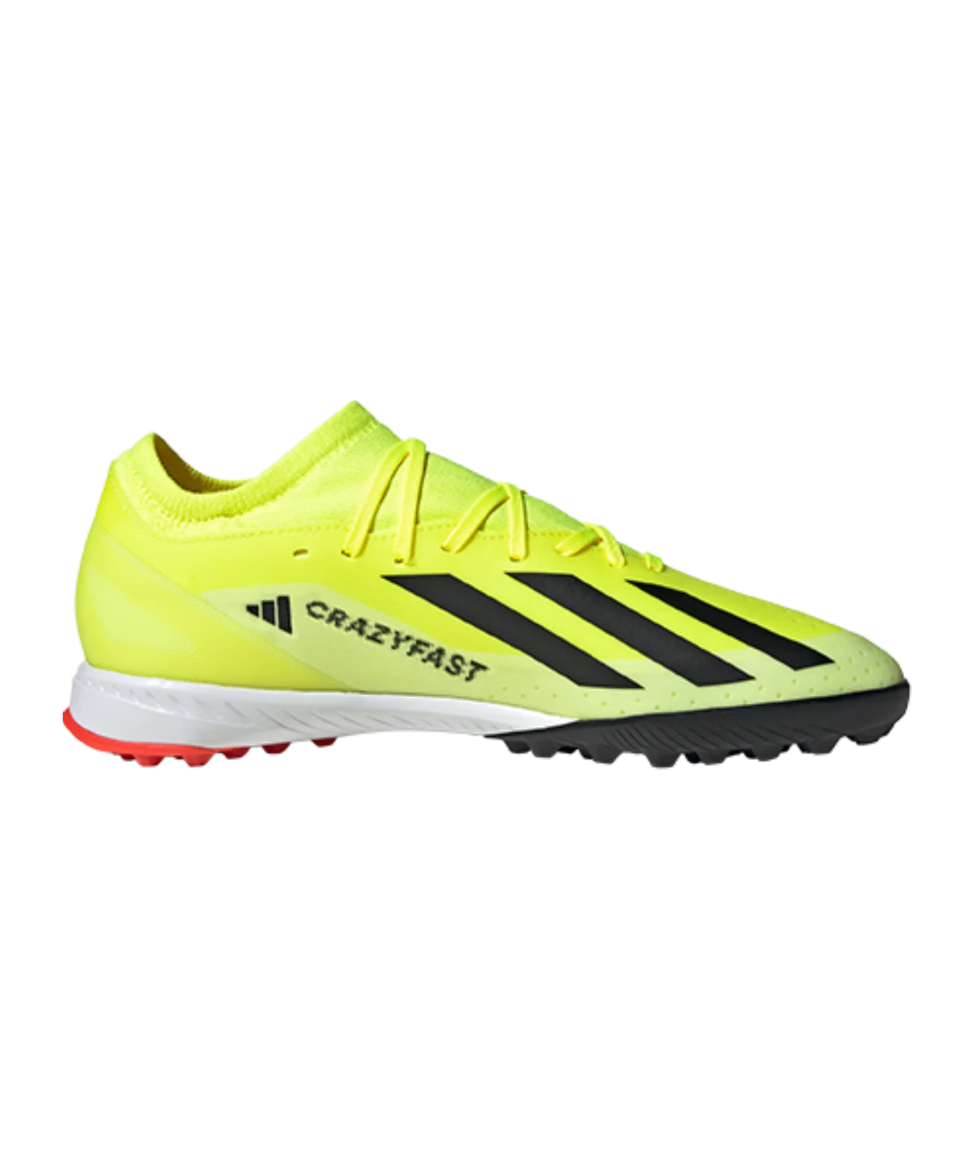 adidas X Crazyfast League TF Solar Energy Gelb Schwarz Weiss