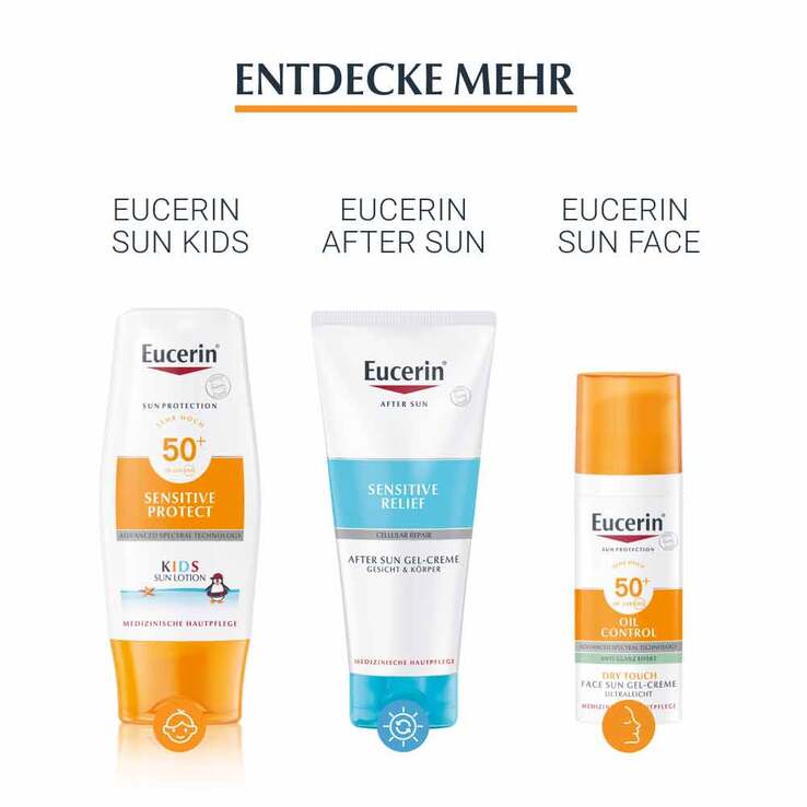 Eucerin Sonnen Allergie Schutz Sun Creme-Gel LSF 5, 2x150 ml