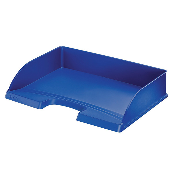 5 bacs à courrier standard format à l'italienne Leitz Plus coloris bleu