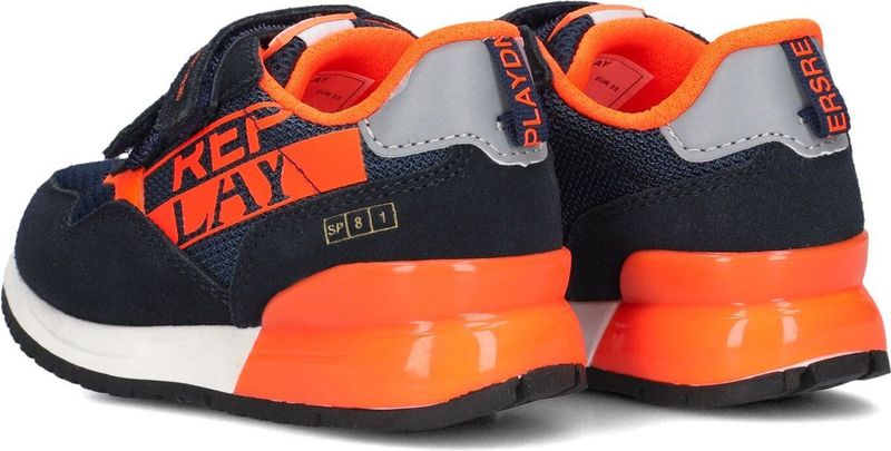 Replay - Shoot Kid 6 - Sneakers - Blauw - Leren