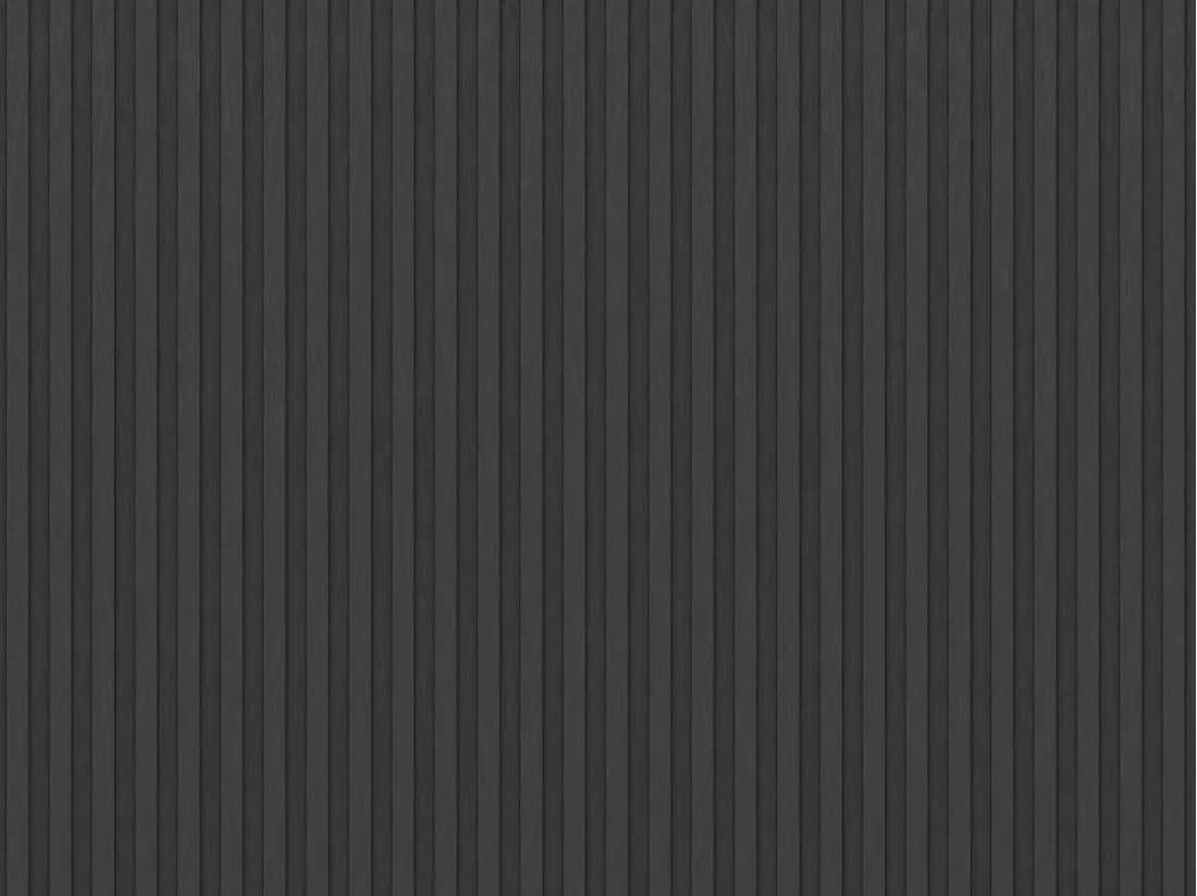 Panneau mural 3D - Pack de 2.83 m² - Coloris noir effet bois - Lot de 8 pièces - FLINT