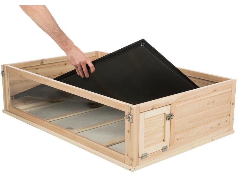 Trixie Indoor Gehege für Meerschweinchen, 114 × 30 × 74 cm Optimal als Schlafdomizil