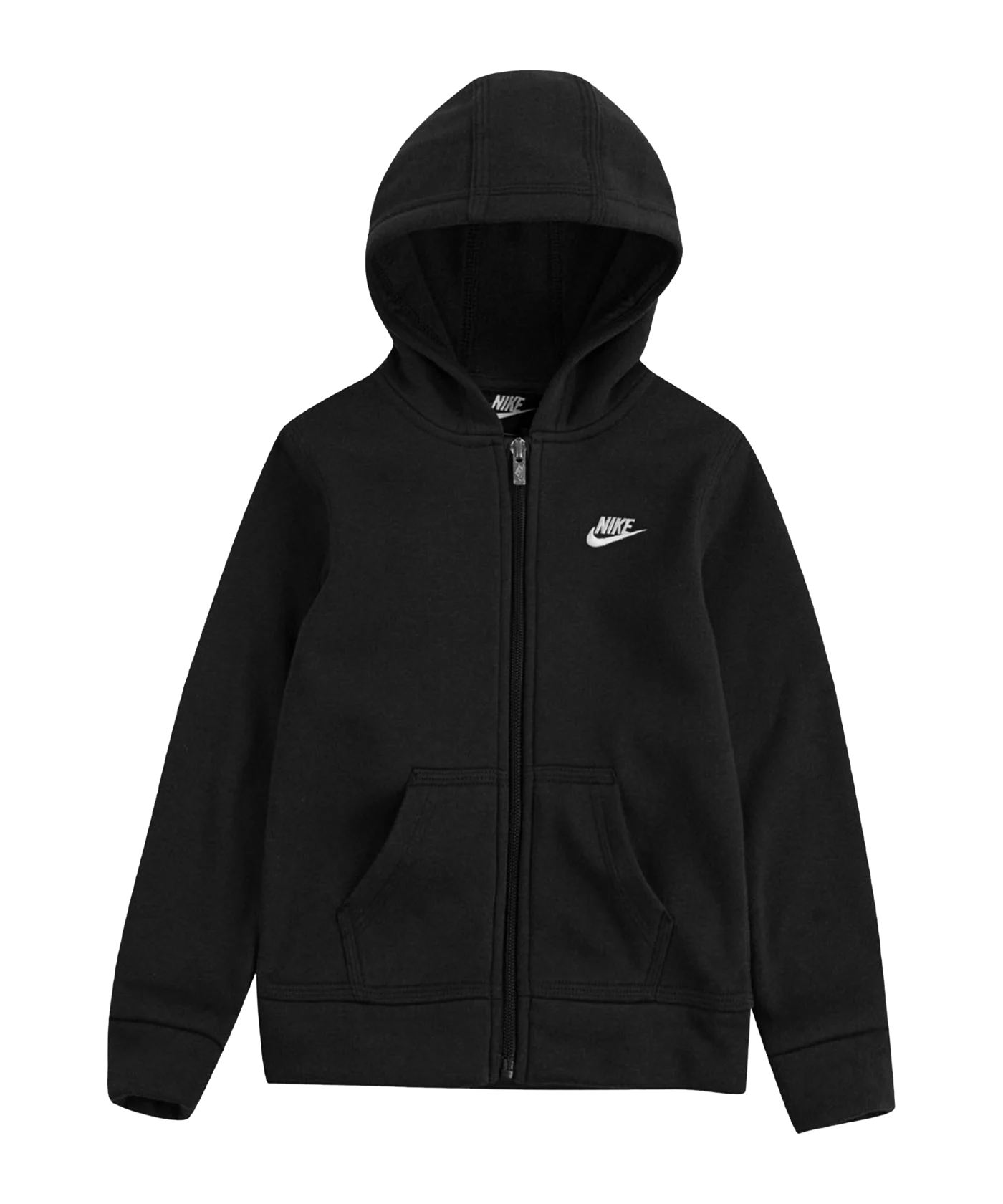 Nike Club Fleece Kapuzenjacke Kids Schwarz F023