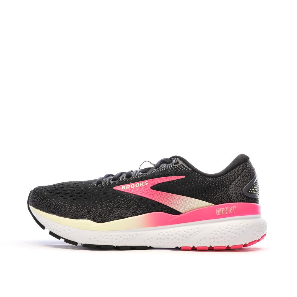 Brooks Chaussures de running Noir/Rose Femme Brooks Ghost 16