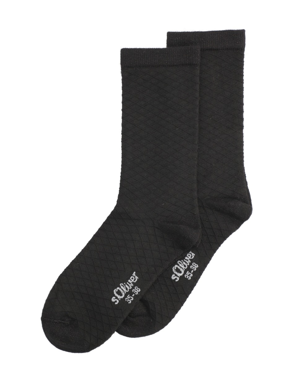 ORIGINALS STRUCTURED LUREX SOCKS 2P
