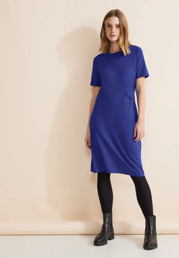 Kleid mit Knotendetail - intense royal blue