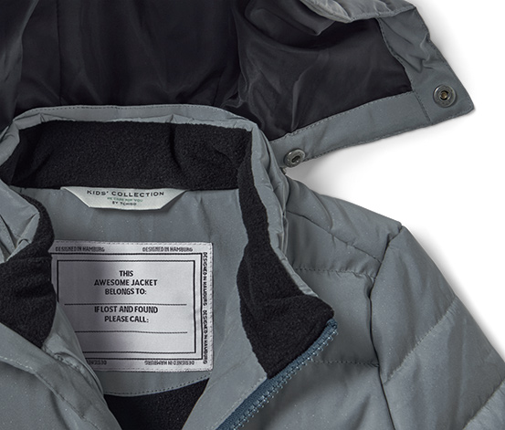 Reflektierende Kinder-Steppjacke