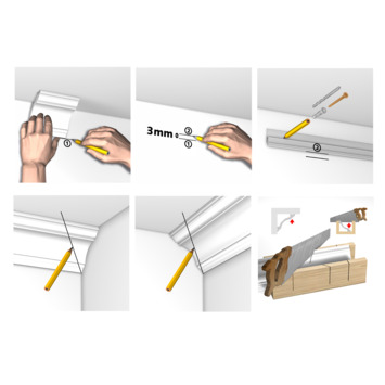 Artiteq Deco Rail schilderij ophangsysteem 4 meter wit