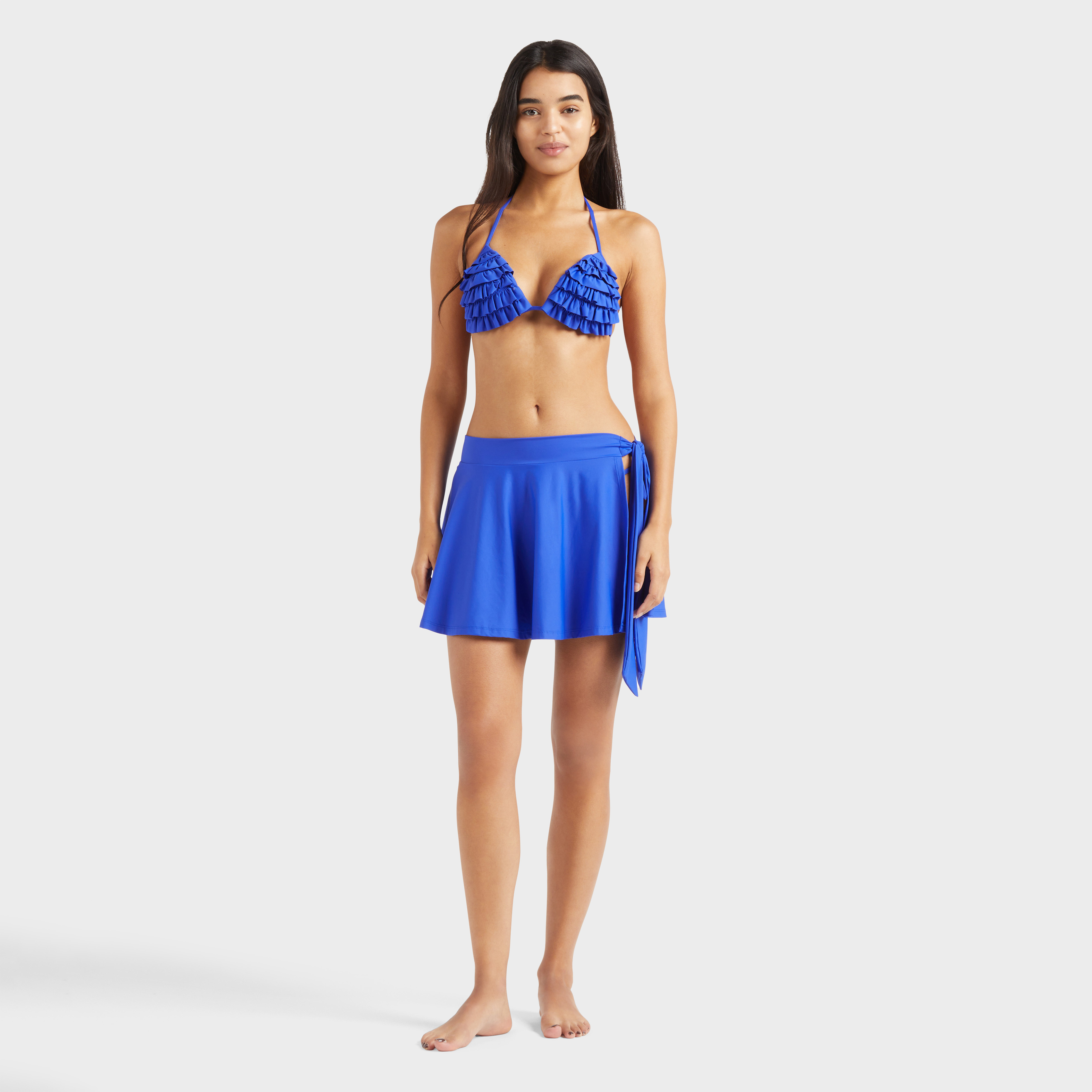 Bas de maillot de bain à nouer femme uni
