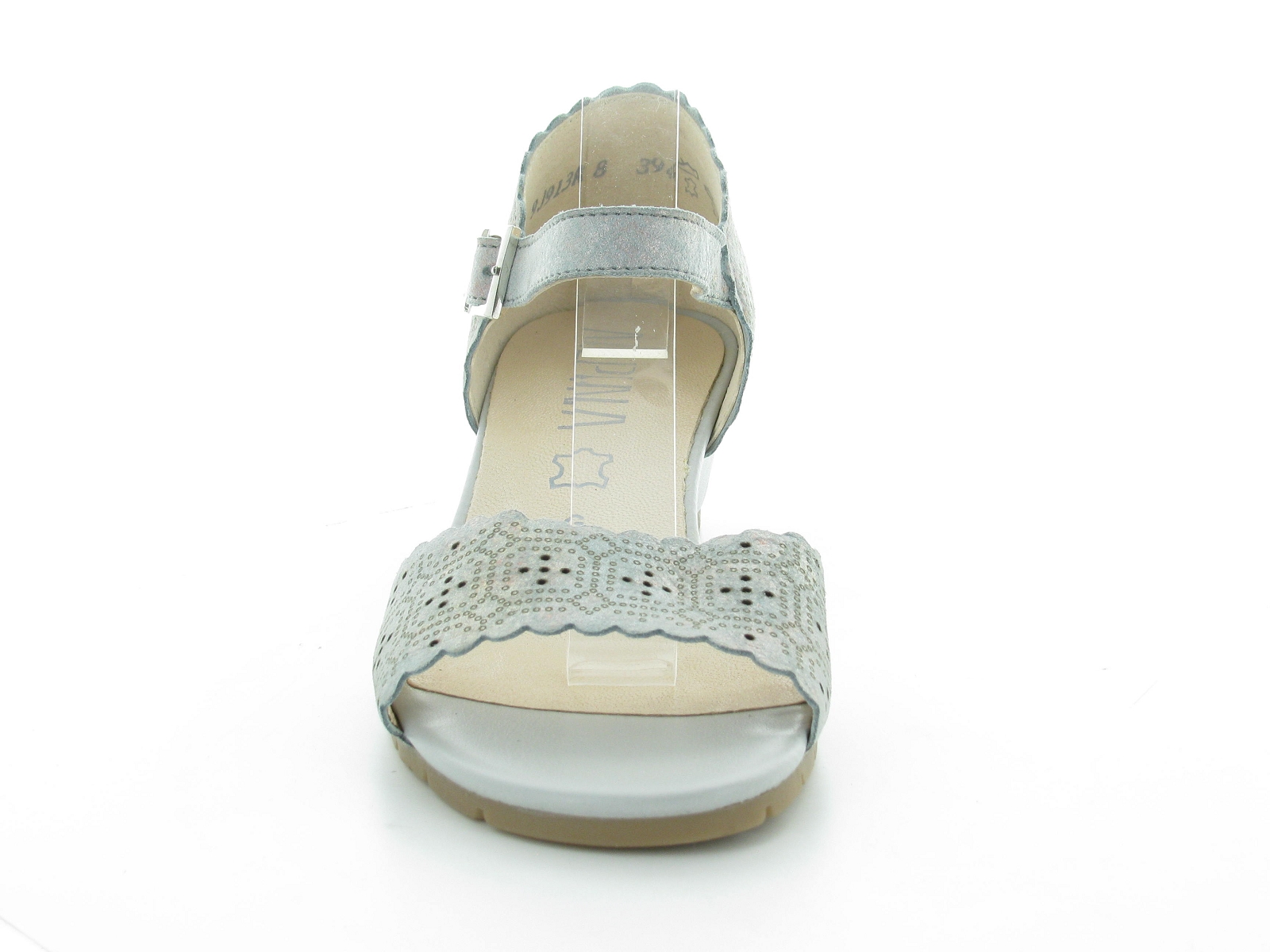 A brand-9J91-3 Cuir Gris Bleu