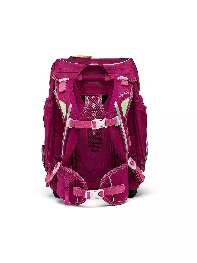 ERGOBAG Schultaschen Set Cubo 5tlg WaldzauBär beere
