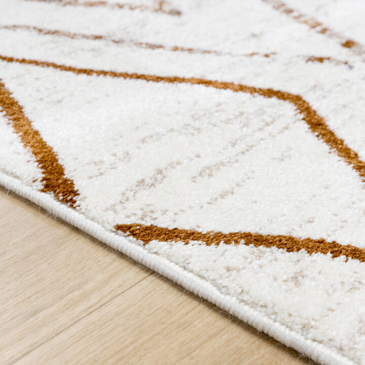 Hoogpolig vloerkleed - Blend Diamond Terra