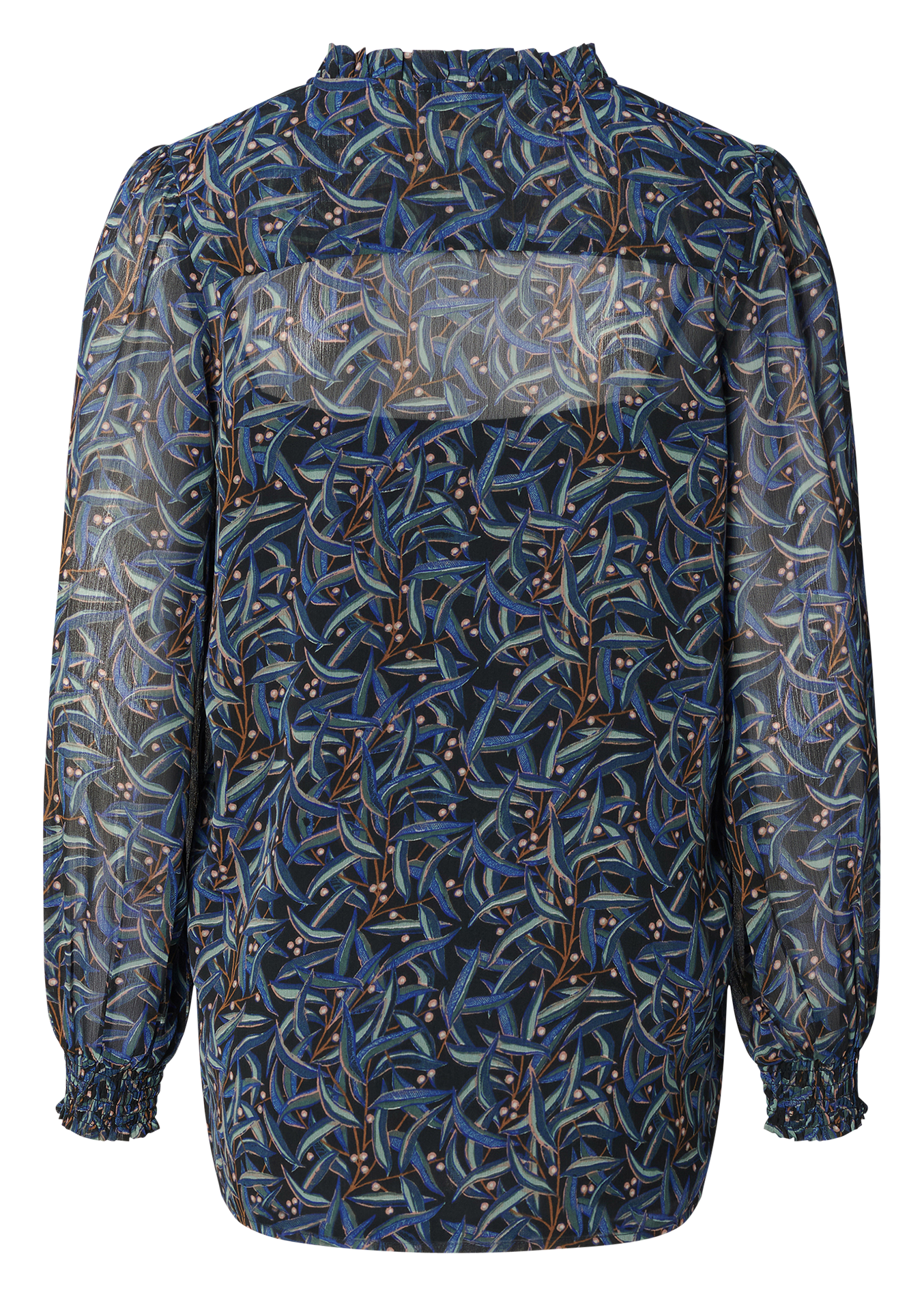 FOGGIA - Blouse col tunisien de grossesse | Noir