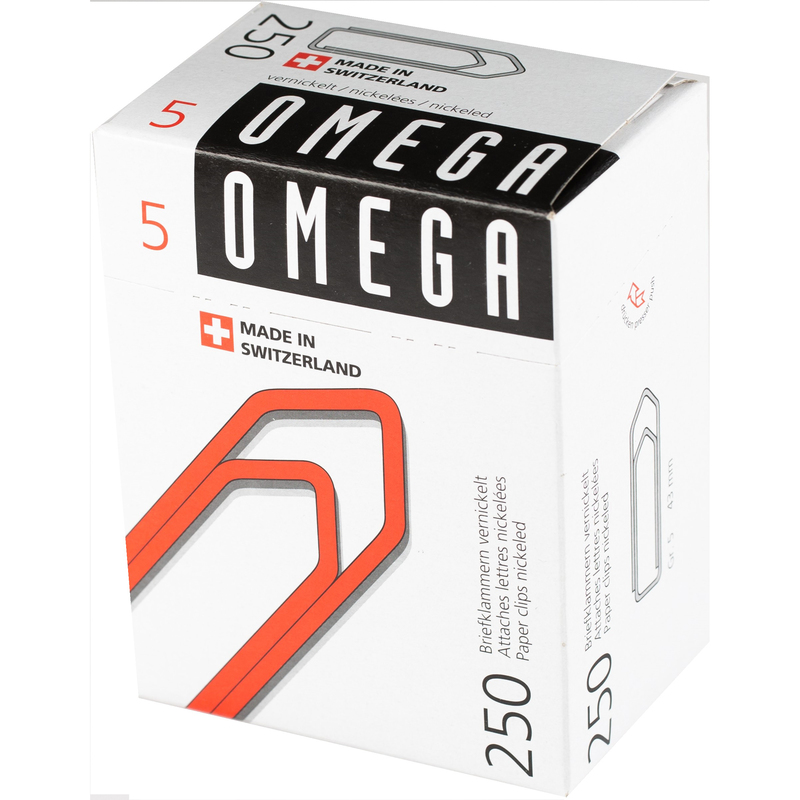 Omega Büroklammern Nr. 5, 250 Stück