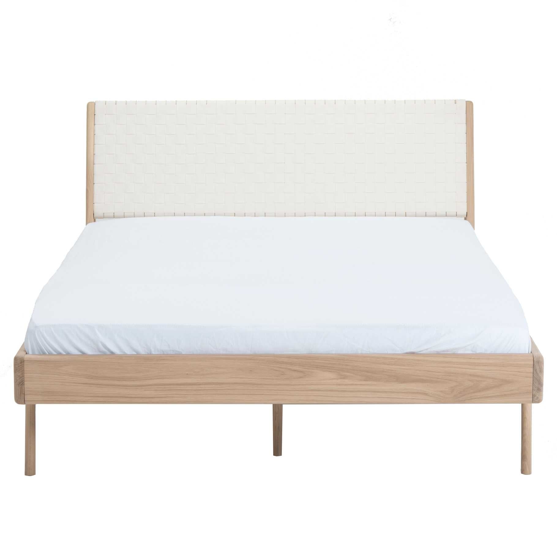Fawn bed 140x200 whitewash deep frame, cotton webbing white