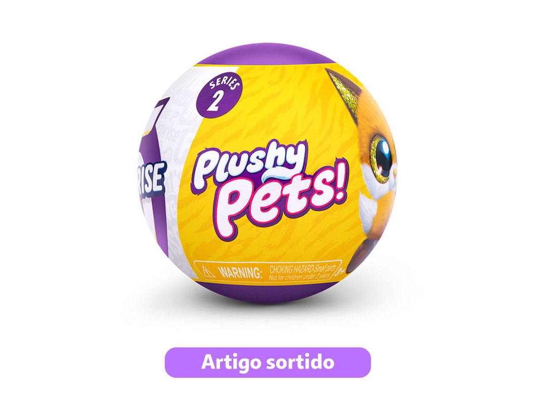 PLUSHY PETS 5 SURPRISE MODELOS SORTIDOS