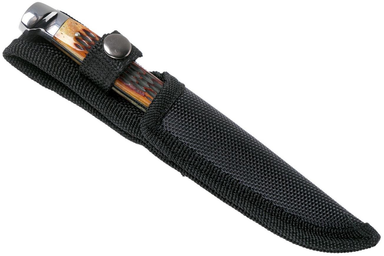 Rough Ryder Small Hunter Amber Bone RR1033 jachtmes