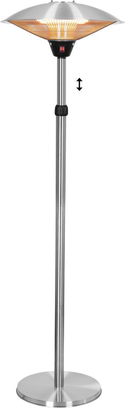 Eurom - PD2101 XXL - Terrasverwarmer - Spatwaterdicht - Hoogte instelbaar
